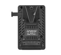 Andoer V-Lock V-Mount Battery Plate to NP-F Dummy Battery Adapter for Sony PXW-Z150 HXR-MC2500 MC1500C NX3 NX5R NX5C NX100 NX200 HDR-AX2000E FDR AX1E NEX-EA50 NEX-EA50 NEX X-FS700 0 camcorders