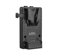 Andoer V Mount and Lightweight Battery Plate Power Splitter Adapter with Belt Clip