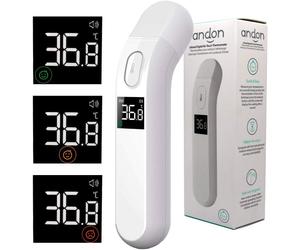 Andon PT2L Non-Touch Infrared Forehead Thermometer, New