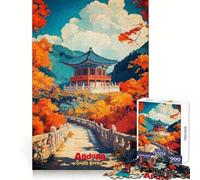 Andong Art Poster Adult Jigsaw Puzzles1000 Pieces Memory Skill Quiet Recreation Clean Edges Unique Gift (38x52cm)