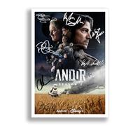 Andor: A Star Wars Story Season 2 Cast Signed Autograph Poster Photo Print Framed Memorabilia Tv Show Series Season Gift Diego Luna Kyle Soller (A3 POSTER ONLY)