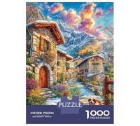 Andorra La Vella_ Andorra 1000 Pieces Jigsaw Puzzle for Adults. Difficult Puzzle, Game Challenge Toy, Home Decoration 38x26cm/1000pcs