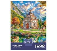 Andorra La Vella_ Andorra Puzzle 1000 Piece, Jigsaw Puzzle Challenge Eco-friendly Paper Puzzle for Adults & for Age 14 And Up 52x38cm/1000pcs