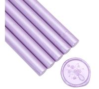Andotopee 10pcs Vintage Wax Seal Sticks, Lilac Purple, 0.43 X 5.3" for Wedding Invitations & DIY Crafts