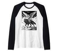 Andras The Owl Rider Raglan Baseball Tee
