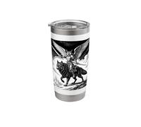 Andras The Owl Rider Stainless Steel Insulated Tumbler