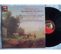 Andre Previn / London Symphony Orchestra - ASD 3763 Mendelssohn Symphony 4 & Overtures London SO Andre Previn LP
