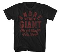 Andre The Giant Mens Short Sleeve T-Shirt Andre Crewneck Graphic tee XL Black