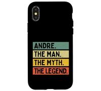Andre The Man The Myth The Legend Funny Personalized Quote Case for iPhone X/XS