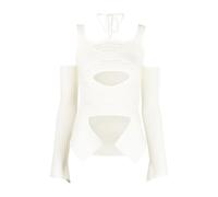 Andrea Adamo Top White - female - Andrea Adamo - Long Sleeve T-Shirts - White - L - Tops L