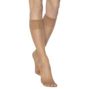 Andrea Bucci Barely There Ladder Resist Knee Highs 10 Denier Natural One Size - one par pack