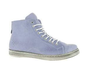 Andrea Conti 0341500 Women's High Lace-Up Boots with Zip, purple, 8.5 UK