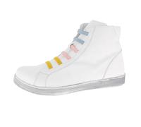 Andrea Conti Women Damen High Top Sneaker, Pastel White, 5 UK