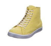 Andrea Conti Women's Damen High Top Sneaker, Yellow Green, 6.5 UK