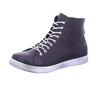 Andrea Conti Women's Damen Schnürer Sneaker, Schwarz/weiß, 4 UK