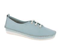 Andrea Conti Women's Lace-Up Sneaker, H Blue, 8 UK