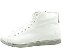 Andrea Conti Women's Lace-Up Sneaker, White, 6 UK
