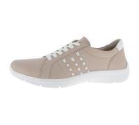 Andrea Conti Women's Low Top Trainers, Silver Grey White, 8.5 UK