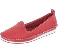 Andrea Conti Women's Slippers 0027449 Ballerina Moccasins, red, 6 UK