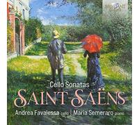 ANDREA FAVALESSA/MAR - SAINT-SAENS CELLO SONATAS - CD - G4z