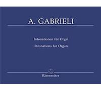 Andrea Gabrieli-Intonations for Organ or Harpsichord-Organ, Harpsichord, Piano