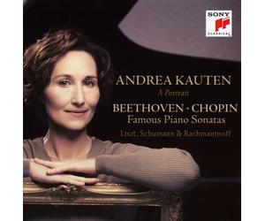 ANDREA KAUTEN - FAMOUS PIANO SONATAS 2 CD NEW BEETHOVEN/CHOPIN