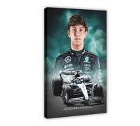 Andrea Kimi Antonelli F1 Racing Car Poster Canvas Poster Wall Art Decor Print Picture Paintings for Living Room Bedroom Decoration 24x36inch(60x90cm)