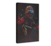 Andrea Kimi Antonelli Mercedes Poster Canvas Poster Wall Art Decor Print Picture Paintings for Living Room Bedroom Decoration 08x12inch(20x30cm)