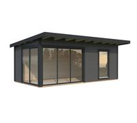 Andrea M (6.0x3m | 17.1m2 | 44mm) Garden Room with Sliding Doors (Double Glazing Available)