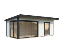 Andrea M (6.0x3m | 17.1m2 | 44mm) Garden Room with Sliding Doors (Double Glazing Available)