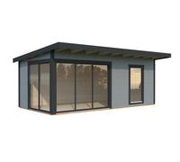 Andrea M (6.0x3m | 17.1m2 | 44mm) Garden Room with Sliding Doors (Double Glazing Available)