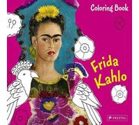 Andrea Weibenbach Coloring Book Frida Kahlo Paperback Andrea Weibenbach Multicolor