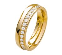 AndreAngel 18K Gold Cast Over Titanium Wedding Band Ring for Women.Comfort Fit 4.7mm Width, High Quality AAAAA+ Cubic Zirconia Stones, High Polished Finish.Design of, 18K Gold Melted Over Titanium