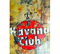Andreaoy New Retro Metal Tin Sign|Havana Club Vintage Sign Sign Home Bar Retro Look|Home Club Bar Decorative Metal tin Sign 8x12 Inches