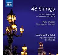 Andreas Brantelid – 48 Strings: Music for One, Two, Four & Twelve Cellos – CD – NAXOS
