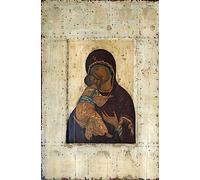 Andrei Rublev Photo A4 the virgin of vladimir