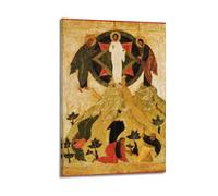 Andrei Rublev《Transfiguration of Jesus》Print Poster Wall Art Scroll Canvas Picture Living Room Decor Home 12x18inch(30x45cm)