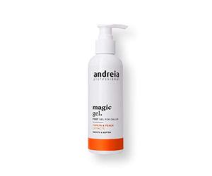 Andreia Foot Callus Magic Gel with Papaya and Peach Extracts - Foot Cream for Cracked Heels and Dry Skin with Salicylic Acid - Best Callus Remover for Heel 200 ml