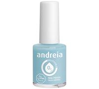 Andreia Halal Breathable Nail Polish - Water Permeable Glossy Halal Nail Polish Vegan and Cruelty-Free - Colour B3 Blue - Shades of Green 10.5 ml