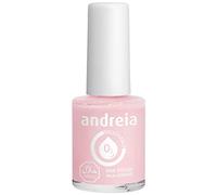 Andreia Halal Breathable Nail Polish - Water Permeable Red Nail Polish - Glossy Halal Nail Polish Vegan and Cruelty-Free - Colour B23 Milky Pink 10.5ml, Pack of 1