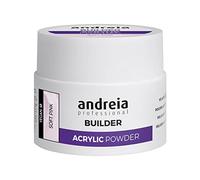 Andreia Professional Acrylic Builder Powder for Nail Extensions - Self Levelling, Durable, Long Lasting - Salon Quality - Soft Pink 35g