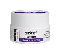 Andreia Professional Acrylic Builder Powder for Nail Extensions - Self Levelling, Durable, Long Lasting - Salon Quality - Soft Pink 20g