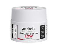 Andreia Professional Gel Builder Low Viscosity Clear - LED et UV - Soft White 44g