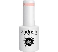 Andreia Semi-Permanent Nail Gel Polish for UV/LED Lamp - Intense Shine and 4 weeks Lasting French Manicure Nail Gel Varnish - Colour 209 Translucent Pink - Shades of Soft Pink and Red - 10.5 ml