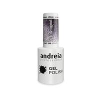 Andreia Professional - Gel Polish Feline Mood Cat Eye Effect Limited Collection - Colour FE4 Magnetic grayish-purple glitter with silver shimmers -