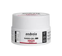 Andreia Professional Hard Nail Gel Biphasic 2 in 1 LED and UV Gel Nail Builder - High Viscosity for Hard Strong Nails Tips and Extensions - Colour Soft White 22g