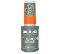 Andreia Professional Hema and TPO Free Gel Polish - TRUE PURE 21 Free and 100% Vegan for Sensitive Nails - UV LED Soak Off Gel Nail Varnish - Colour T15 Neon Orange 10.5ml