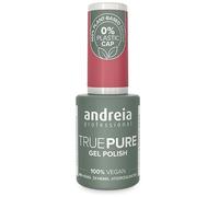Andreia Professional Hema Free Gel Polish - TRUE PURE 21 Free and 100% Vegan for Sensitive Nails - Semi-Permanent UV LED Soak Off Gel Nail Varnish - Colour T27 Old Pink 10.5ml