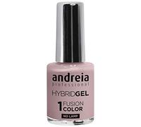 Andreia Professional Hybrid Gel Nail Polish - 2 Steps and No Lamp Required Long Lasting and Easy Removal - Fusion Color H13 Natural Nude Tan | Shades of Nudes - Soft Shades…