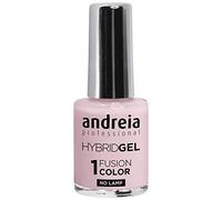 Andreia Professional Hybrid Gel Nail Polish - 2 Steps and No Lamp Required Long Lasting and Easy Removal - Fusion Colour H20 Pink